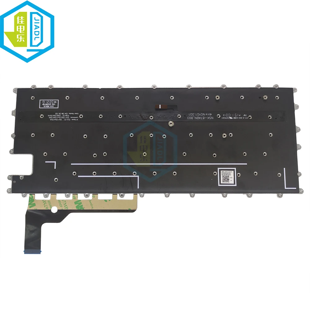 teclado notebook coreano backlight para samsung galaxy book flex kr teclados do portátil azul
