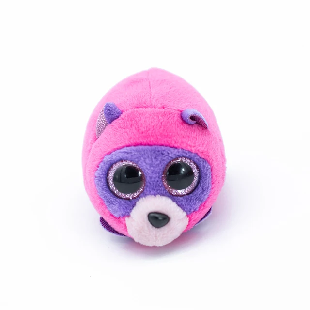 Ty Big Eyes Cute Ragdoll Plush Toy Mobile Phone Screen Wipe Mouse Crocodile Unicorn Owl Collection Doll Boy Girl Birthday Gift Burgundy