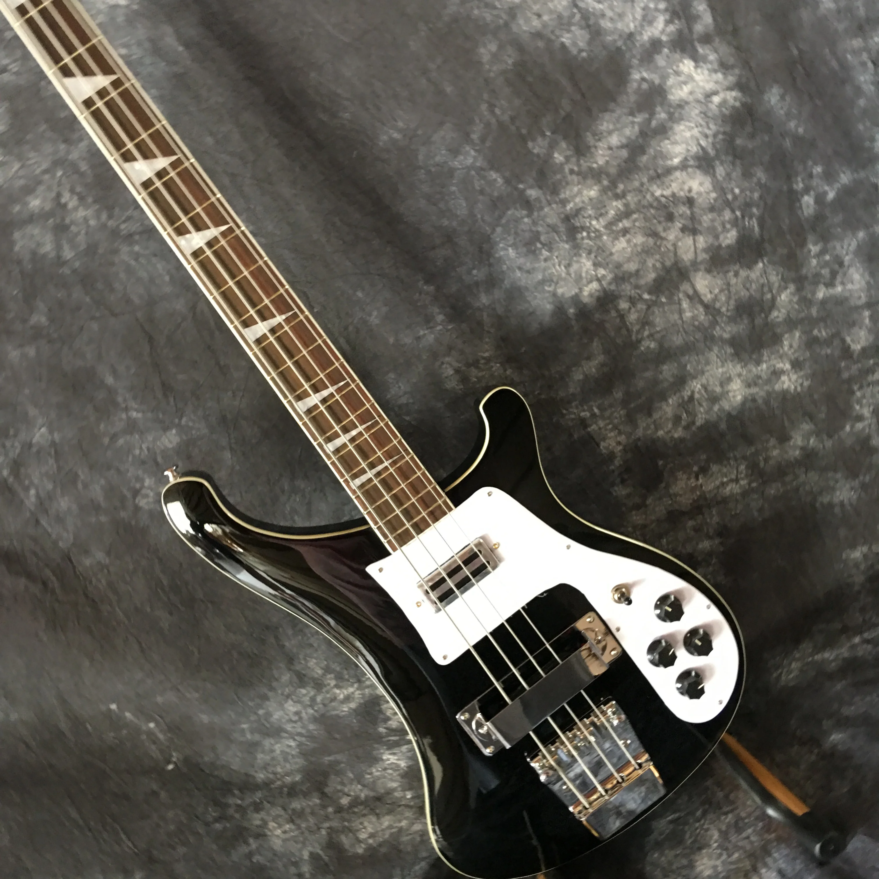 2019 Новая фабрика + черный Rickenback 4003 канатов Ricken fireglo bass 4 электрические вставки для