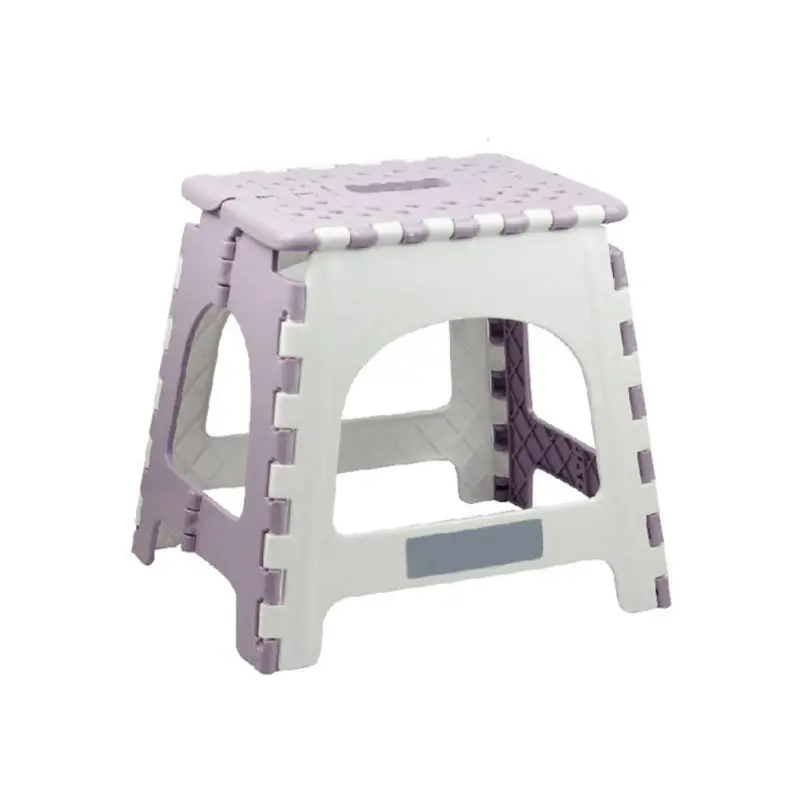 

Portable Chair Seat Non-slip Folding Step Stool Plastic Step Stool For Home Bathroom Garden Camping