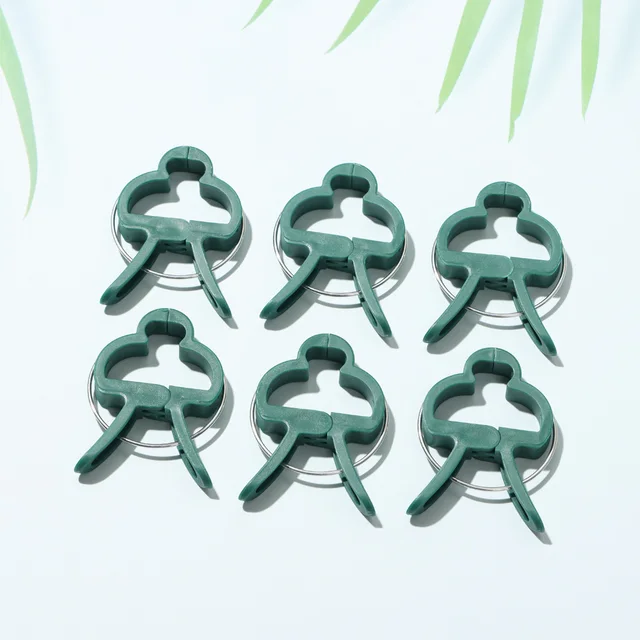 20 Pcs Műanyag Növényi Klipek Cukornád Tartó Rugós Szorító Állvány Rögzítőelem Paradicsom Nyakkendő Virágok Orchidea Meredő Palánták Szerszám - Image 5