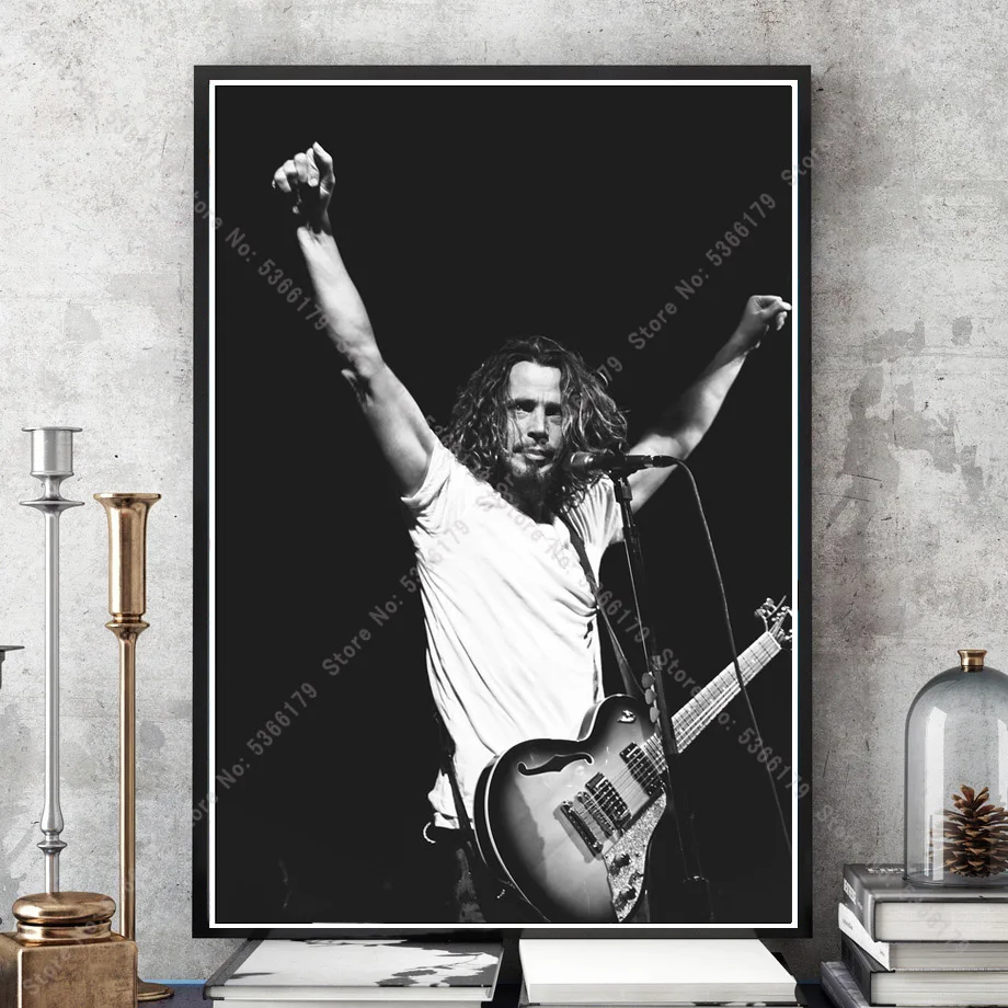 NT697 хит Криса Корнелл классическая рок-музыка звезда певец подарок постер принт