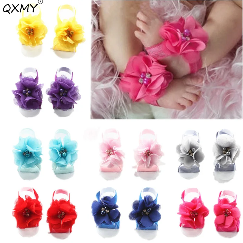 Cut Rate Socks Shoes Sweet-Accessories Barefoot Baby Toddler Flower for Girl Photo-Props Decorated 7WJoRNJnXDW