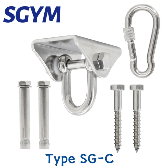 Heavy Bag Hanger Suspension Hooks Concrete Wooden Swing Hangers Sets for Yoga Hammock Chair Sandbag Swing 500kg Capacity SG-C