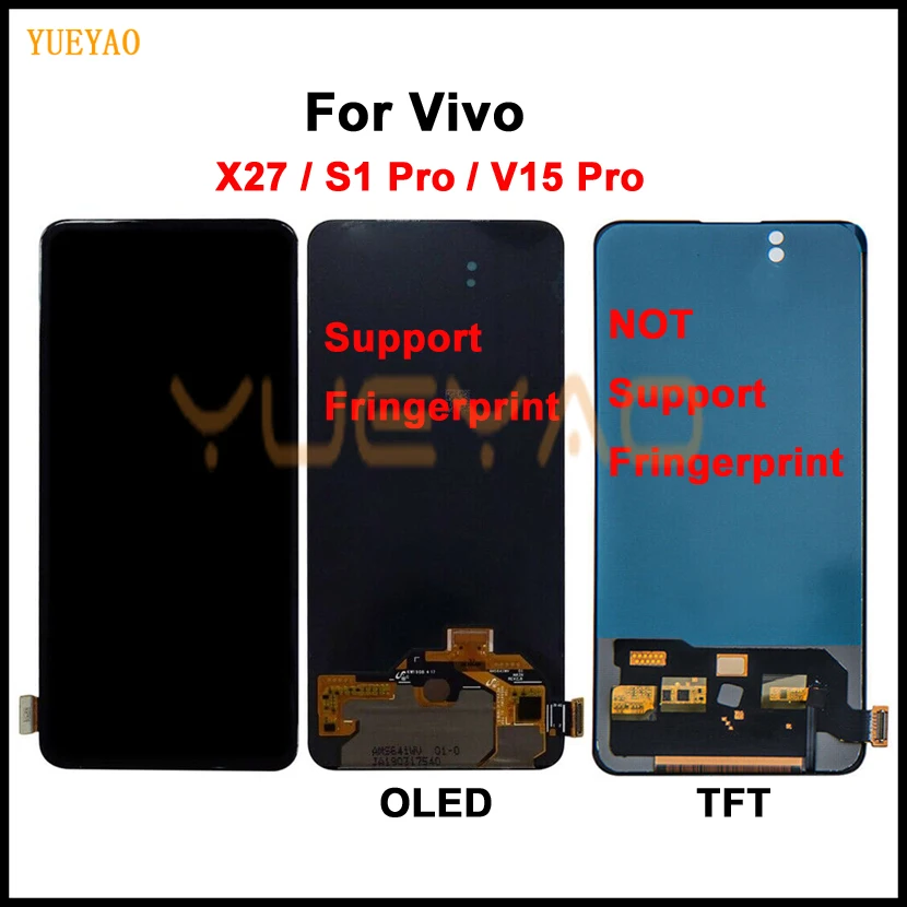 6.39" Oled For Vivo X27 /s1 Pro V1832a Lcd Display Touch Screen