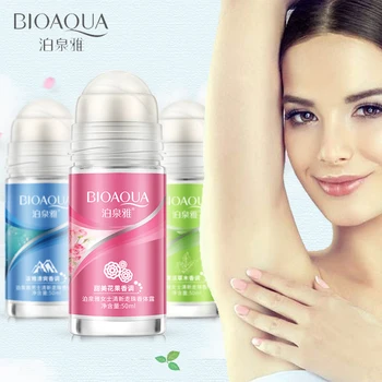 

BIOAQUA Ball Body Lotion Antiperspirants Underarm Deodorant Roll on Bottle Women Fragrance Men Smooth Dry Perfumes