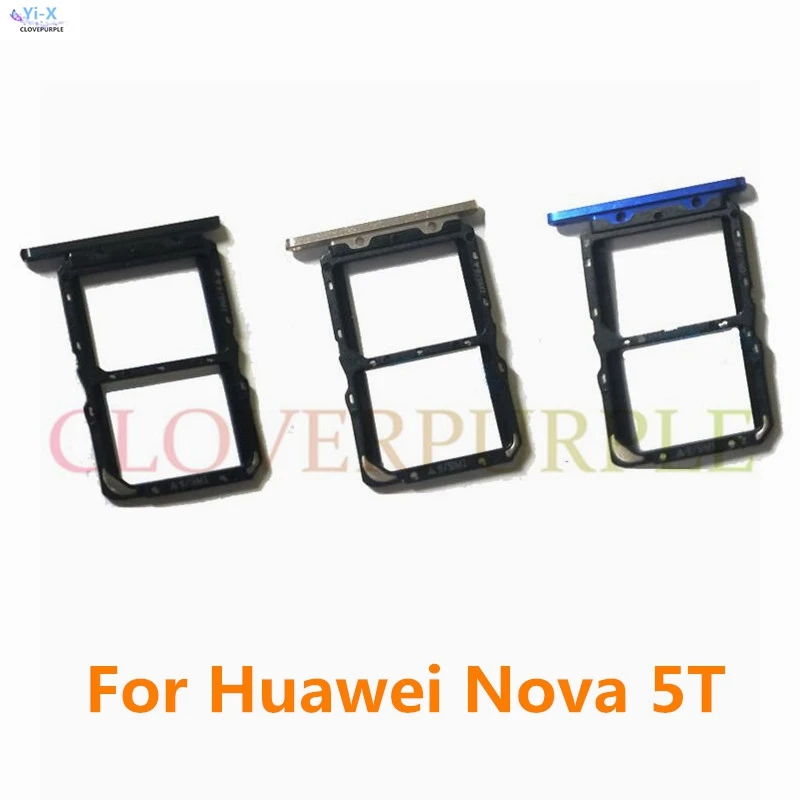 1X лоток для Sim-карты держатель слота запасные части адаптер Huawei Honor 20 / Nova 5T |