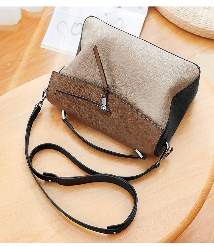 Sac à main en cuir véritable