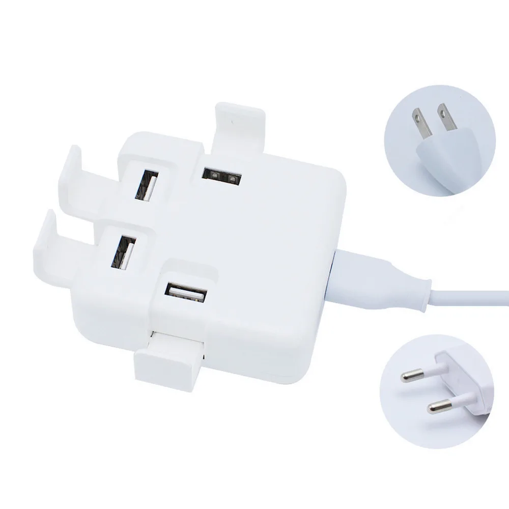 4 Ports USB Portable Charger for iPhone 7 Multi Power adapter suit xiaomi mi a1 redmi 4x samsung charger | Мобильные телефоны и