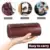 NICERIO Travel Watch Case PU Leather Watch Box 2 Слота Органайзер для Хранения Часов Кронштейн Держатель для Путешествий Бизнес Поездки