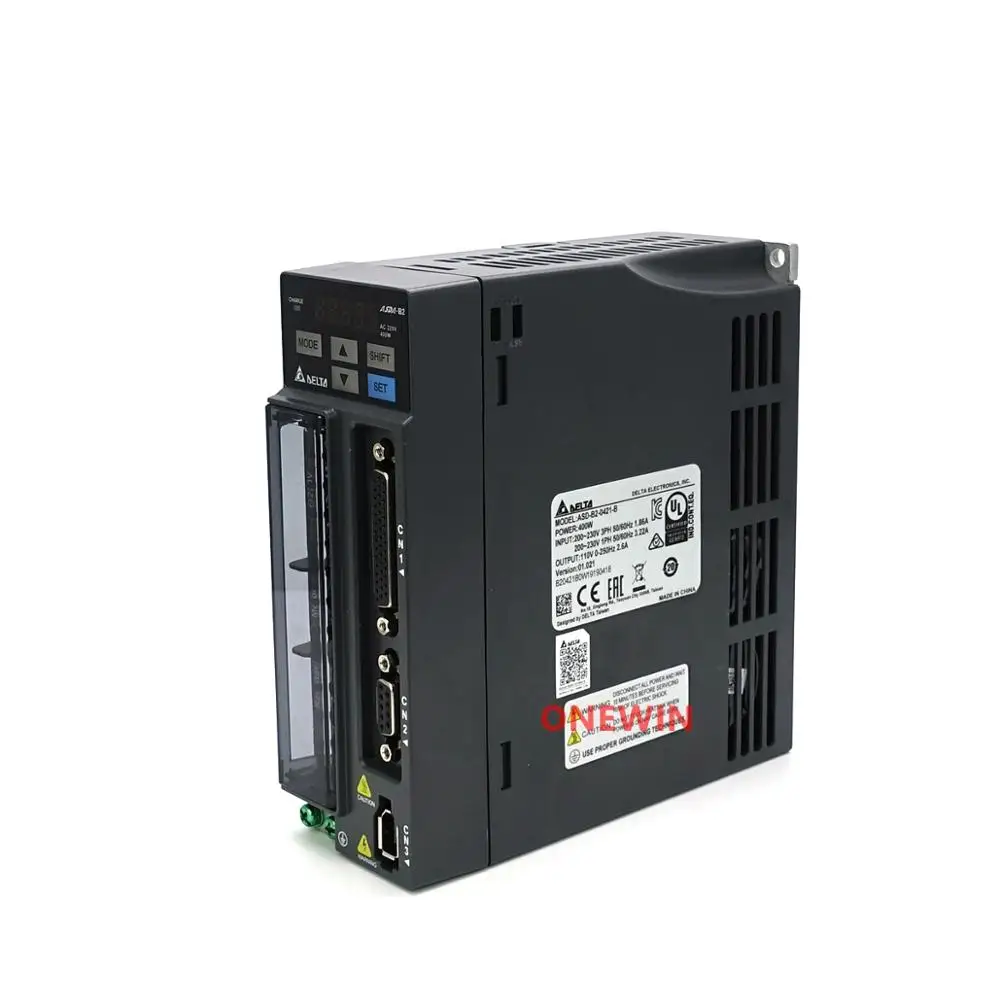 Delta 400 Вт AC Серводвигатель комплект ECMA C20604RS + ASD B2 0421 B диаметр 60 мм 220 В 1 27 нм 3000