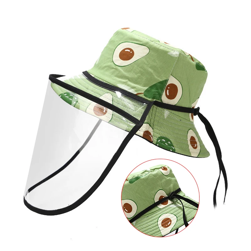 Fruit Print Bucket Hat For Men Women Two Side Reversible Fisherman Hat Fashion Hip Hop Cap
