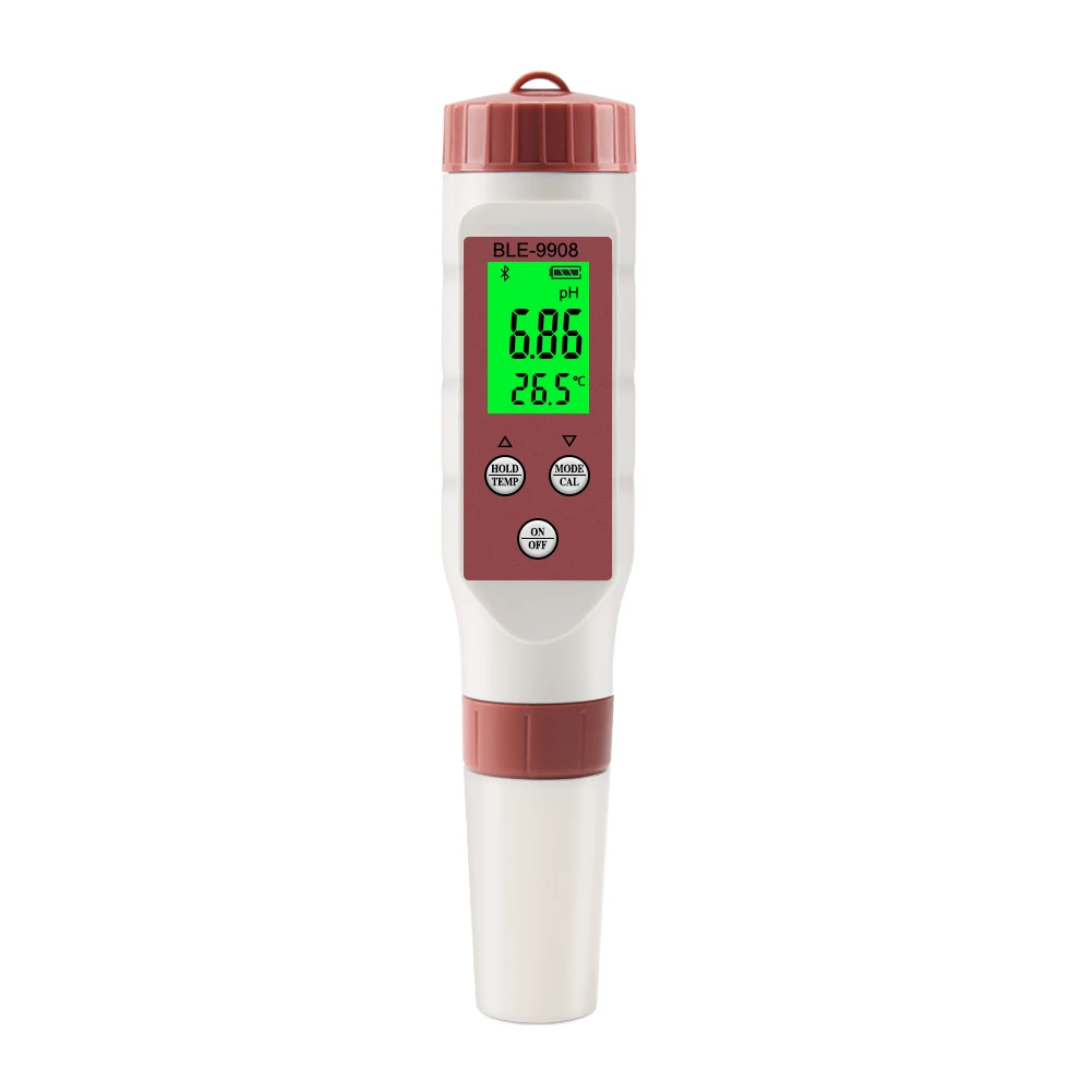 Yieryi BLE-C600 Blue Tooth-compatible Water Quality Pen 7 in 1 PH/EC/TDS/ORP/SALT/S.G/TEMP Meter APP Intelligent Control Tester anemometer sensor Measurement & Analysis Tools