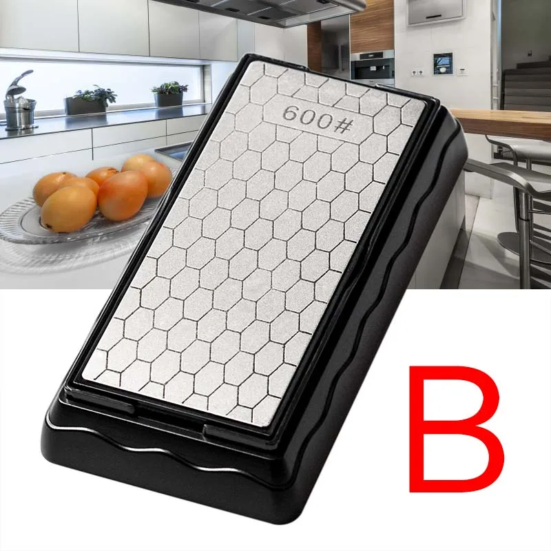 Koop Double Side Puntenslijper Diamant Slijpsteen Mes Slijpsteen Keuken Grit Chef Mes Slijpen Tool 400 600 1000  1200 Grit