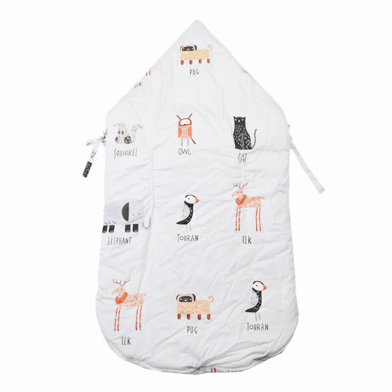 Детский спальный мешок одеяло с шапкой для новорожденных малышей бархатный