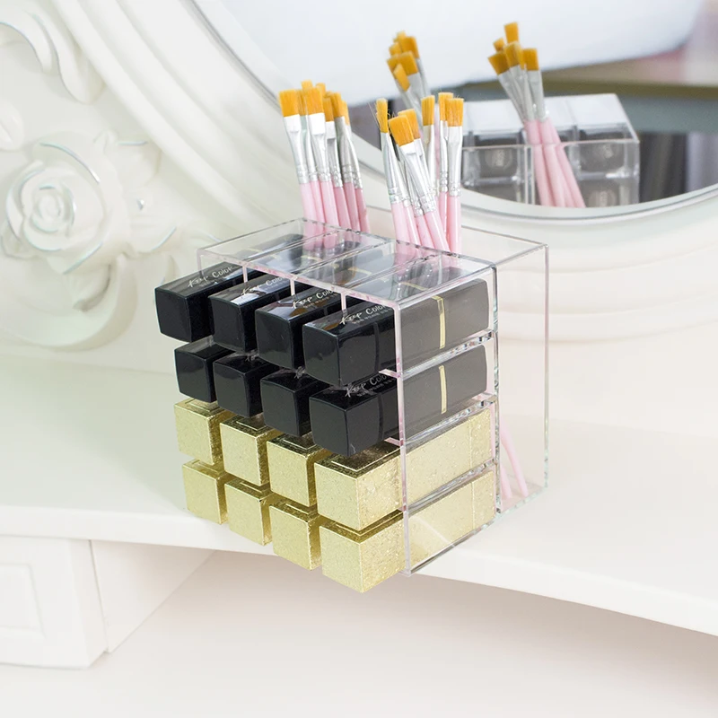 

Mordoa Lipstick storage box makeup Cosmetic case bestsell lipstick stand 1 order