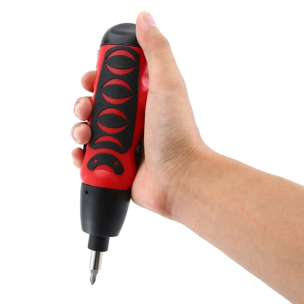 X-power 6V Mini Cordless Electric Screwdriver Bits kit Wireless Screw Power Driver Drill Power Tools Forward/Reverse Switch