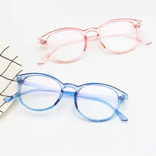 

2021 New Round Anti Blue Light Women Glasses Men Optical Computer Eyeglasses Frame Classic Fashion Vintage Transparent Eyewear