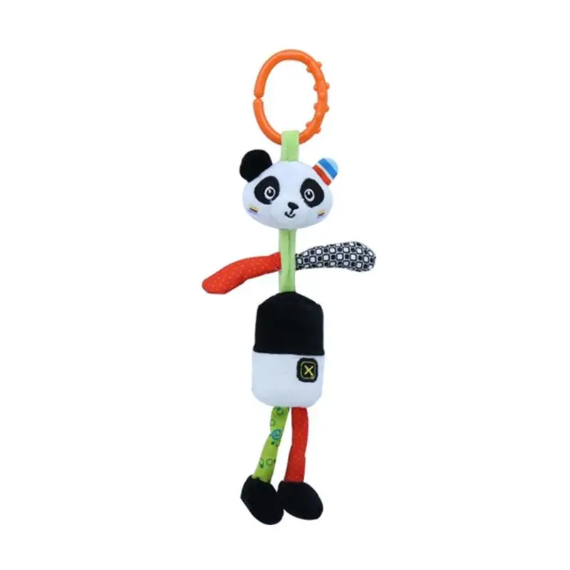 Panda Мультяшные животные, погремушки для малышей, игрушки для детской коляски, кроватки, кровати, Висячие Мягкие плюшевые колокольчики, развивающая продукция для детей раннего возраста - Цвет: Panda