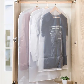 

Hanging Vacuum Clothes Storage Bags Foldable Transparent Wardrobe Organizer Storage Bag Clothing Dustproof Y6Y090162