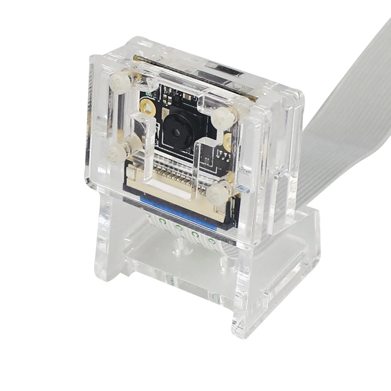 NVIDIA Jetson Nano акриловый держатель камеры+ прозрачный чехол с поддержкой установки акриловый чехол для 8MP 77 градусов IMX219 sensor Webacm - Цвет: Holder