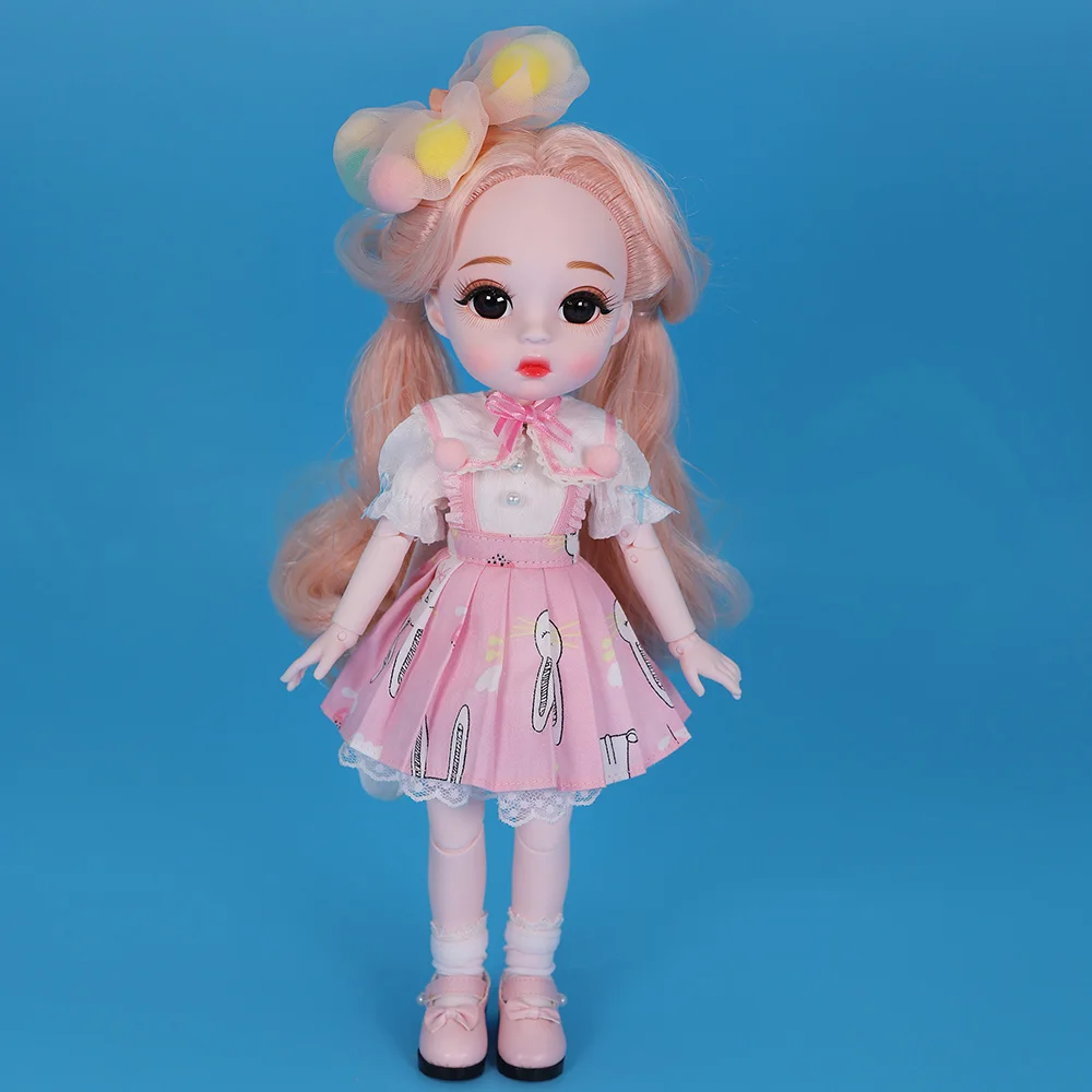 Dream Fairy 1/6 BJD 28 Joints Body Dolls with Clothes Shoes Lucky Angel Series 28cm Ball Jointed Dolls Full Set Gift for Girls 9