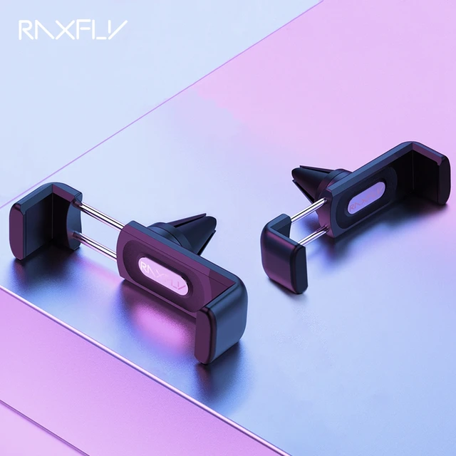 RAXFLY Car Phone Holder For iPhone Smartphone Air Vent Mount Clip 360 Rotation Universal Support Telephone Voiture Soporte Movil 1
