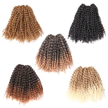 

Clover Leaf Synthetic Crochet Hair Braiding Marlybob Kinky Curly Bob Marley Braid Hair Passion Twist Extension For Women