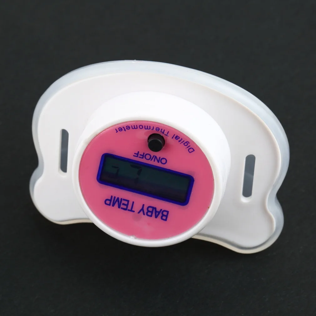 

Baby Nipple Thermometer infant pacifier mouth Digital LCD display temp temperature measurement tool range 32.0-44.0C 20%
