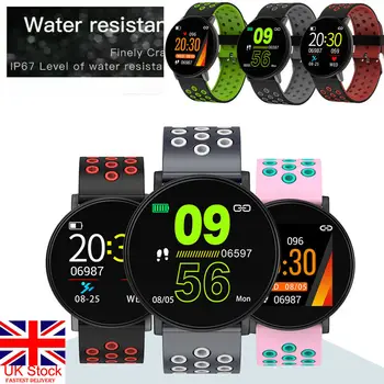 

Brand New Waterproof Smart Watch Men Women Heart Rate Blood Oxygen Pressure Fitness Bracelet