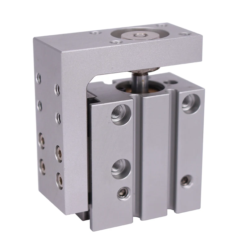 HLH16X20SRailcylinderprecisionpneumaticslideguiderodcylinder