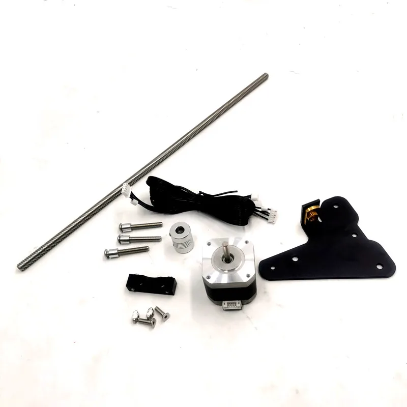 Funssor Conjunto Anycúbico Mega Zero Impressora 3d Duplo Eixo z Motor Deslizante Kit de Atualização Dupla z Unidade de Parafuso Chumbo Mod