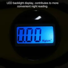 Датчик давления в шинах, высокоточный измерительный инструмент со светодиодной подсветкой, автомобильные аксессуары