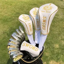 Наборы для гольфа для мужчин, катана, меч, клюшки для гольфа, водители для гольфа, Фарватер, Деревянные железные наборы, клюшки, графит, S R, гибкие