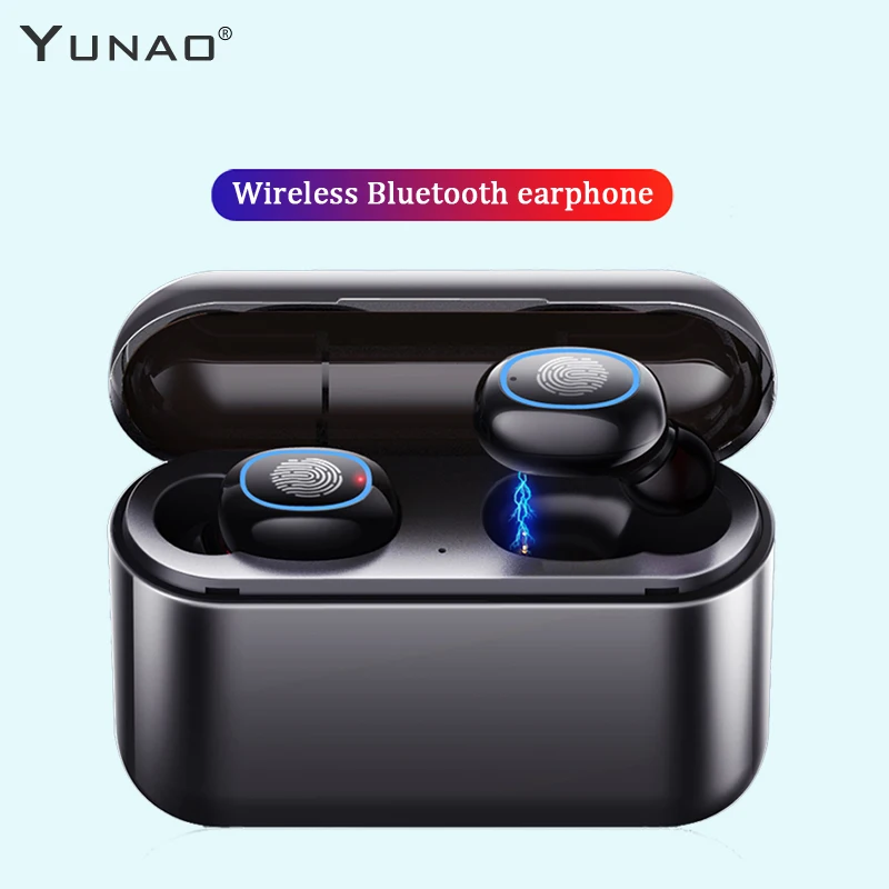 Беспроводные наушники YUNAO A2 Bluetooth 5 0 водонепроницаемые спортивные с зарядным