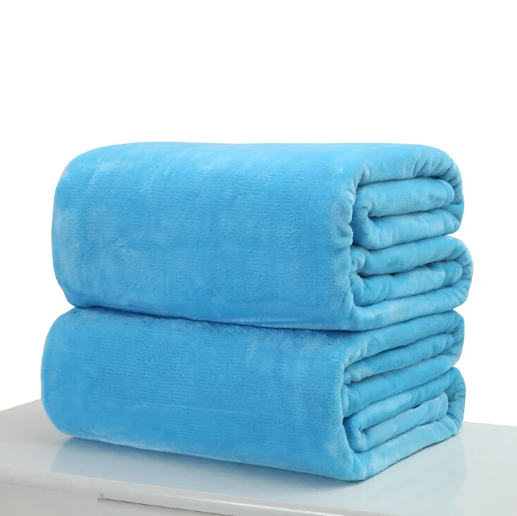 50*70 см, бархатное одеяло для домашних собак и кошек, супер мягкое теплое однотонное теплое микро плюшевое Флисовое одеяло, плед, диван, постельные принадлежности