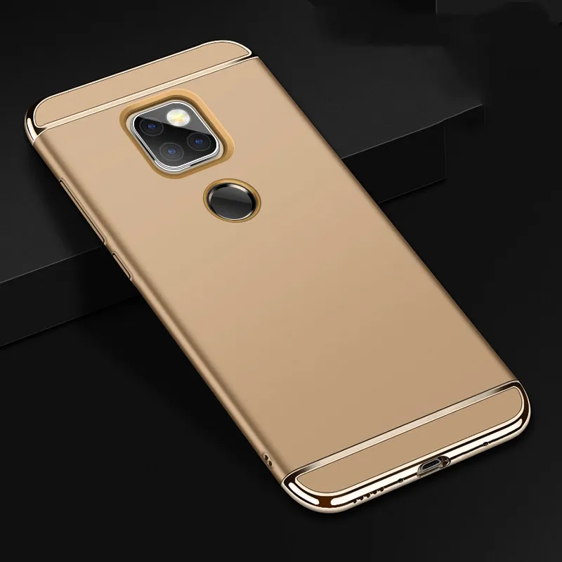 ПК Жесткий чехол Роскошный металлический защитный чехол для huawei P10 плюс P20 P30 Honor 9 10 20 9i 10i 20i играть 8X 8A Коврики 20 lite pro Чехол - Color: Gold