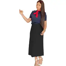 Горячая распродажа черные плиссированные юбки женские высокая талия юбки длиной до лодыжки модные белые повседневные уличные юбки DN8314G