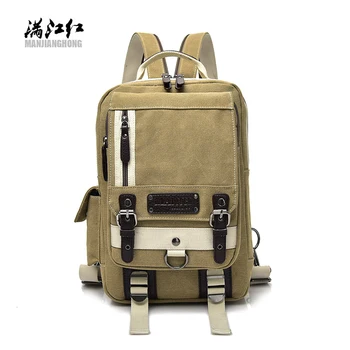 

manjianghong zaino donna vintage designer bags famous brand women backpack canvas men shoulder bagpack sac multifonction femme