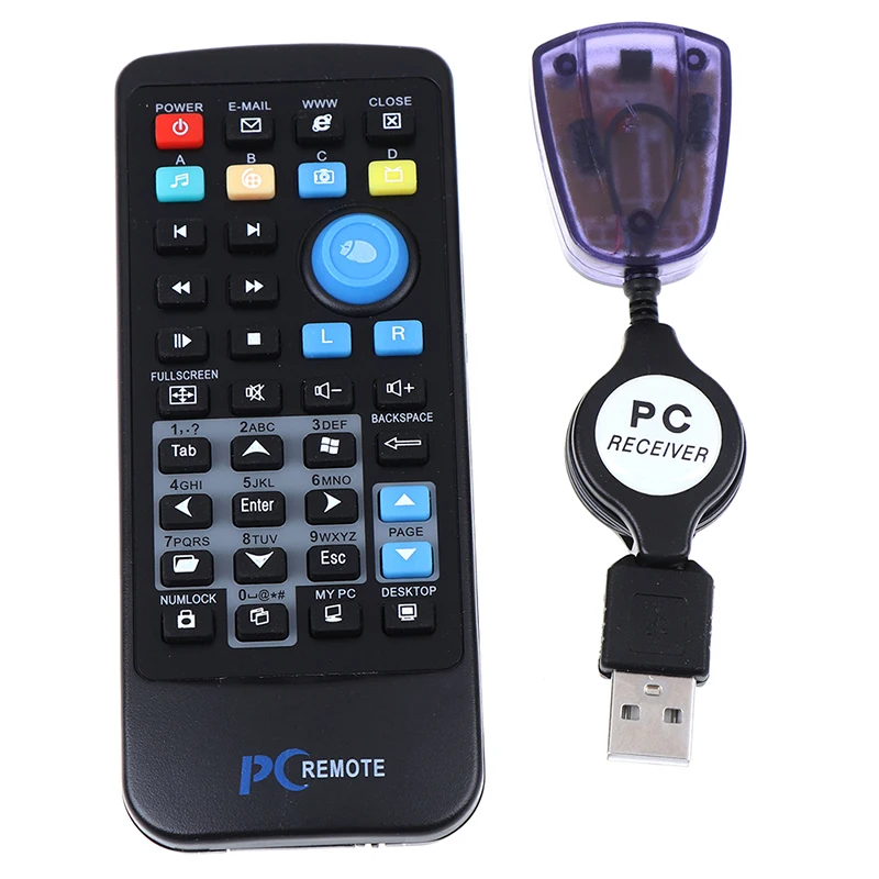 Wireless Remote Control Controller USB Receiver Remote Control For Laptop TV  PC Computer Center