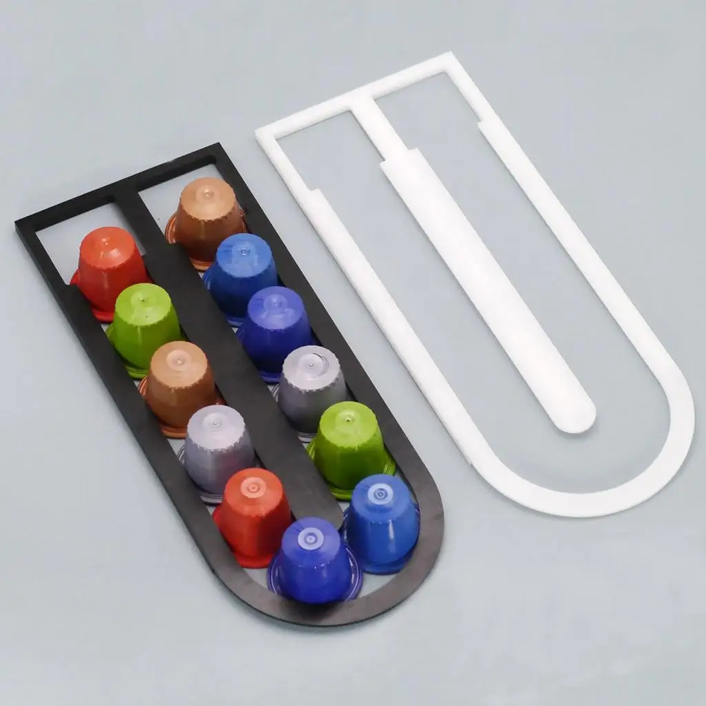 Coffee Capsule Holder Storage  Stand Rack Dispenser 12 Capsules for Nespresso
