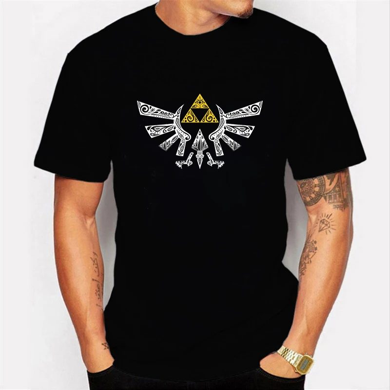 Zelda legend T-shirt pop elements T-shirt casual white black summer fashion T-shirt tops men's T-shirt men t shirt