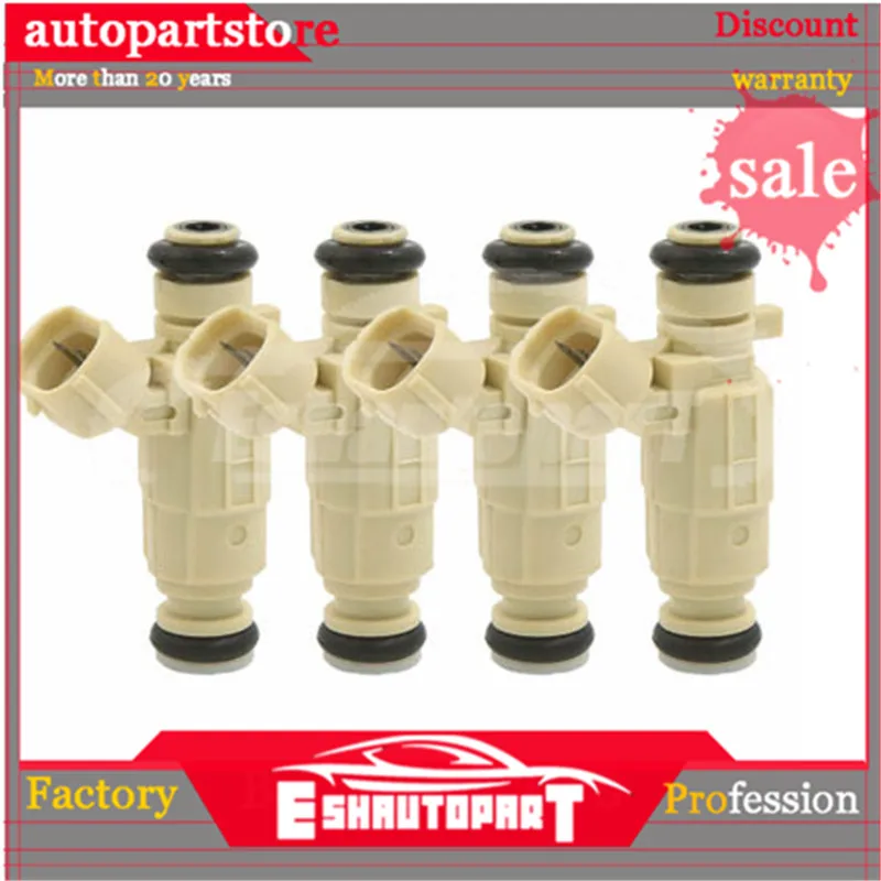 4pcs Flow Matched Fuel Injector 35310-23600 3531023600 For Hyundai Santa Fe Tucson Elantra& Kia O pti ma Ron do 2.7L