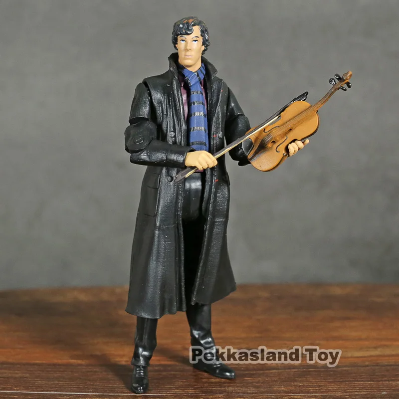 Poseable Arms 221B детективный Шерлок Холмс Бенедикт камбербатч с телефоном скрипка