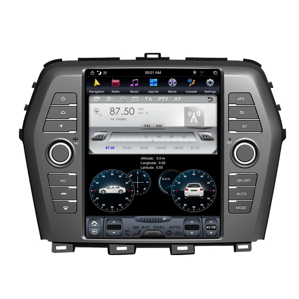 Автомобильный мультимедийный плеер стерео gps DVD радио навигация NAVI Android экран для Nissan Maxima A36