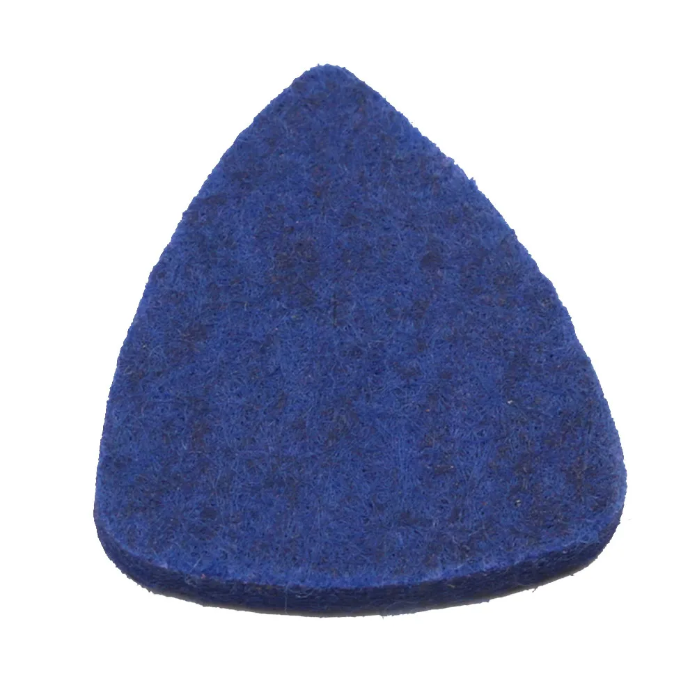 Blue 10 шт./лот материал из шерстяного войлока гитарный медиатор бас Гитара медиатор укулеле медиаторы s Аксессуары профессиональные - Цвет: Blue