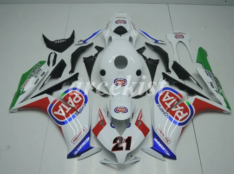 Литьевая Форма ABS полный обтекатель комплект Подходит для HONDA CBR1000RR 2012 2013 CBR 1000RR набор для тела золото - Цвет: number 21