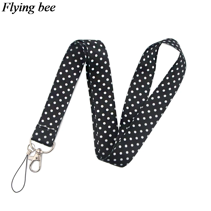 

Flyingbee Wave point Lanyard Phone Rope Keychains Phone Lanyard for Keys ID Card Cartoon Lanyards For Women X0827