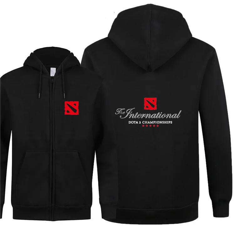 Куртка на молнии новинка Dota 2 толстовки толстовка новая игра для мужчин флис