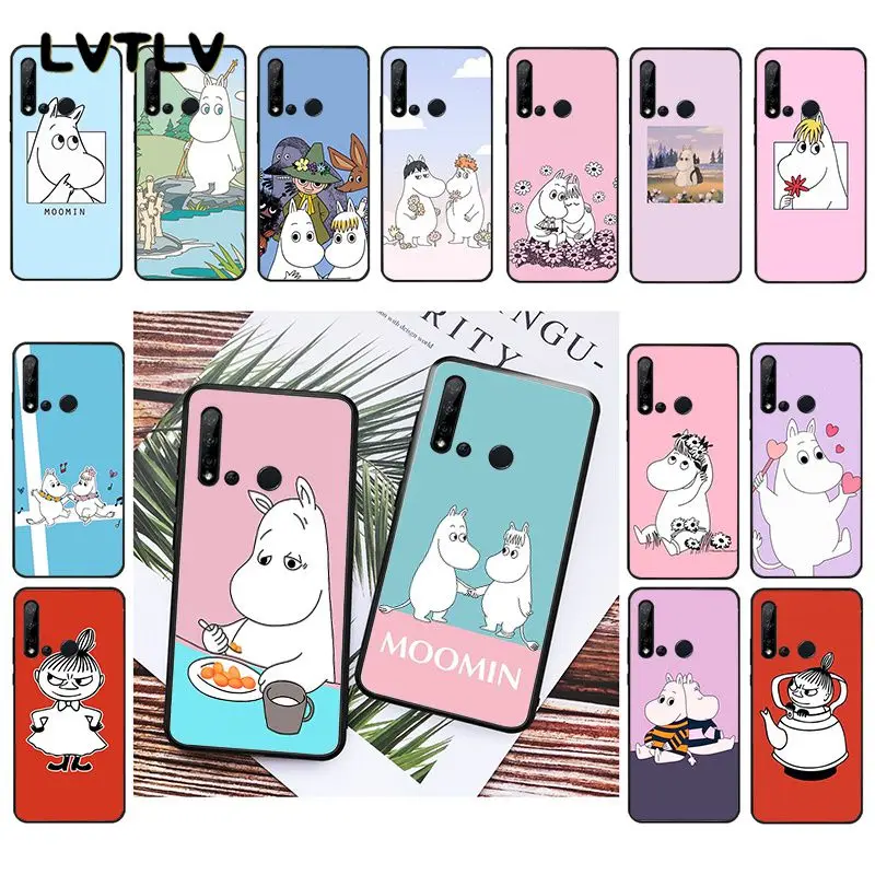 LVTLV мультфильм милый Муми-Тролль Бегемот чехол для телефона huawei P20 P30 Pro P20Lite P30Lite P